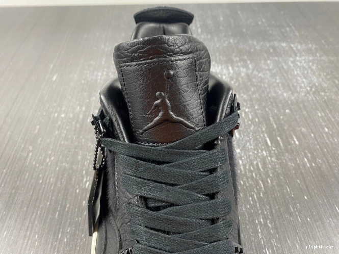 819139-010 Pony Jordan 4 Black Retro Hair 1117